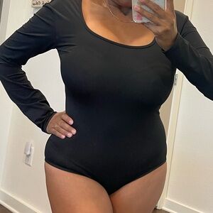 Black Long Sleeve Bodysuit
